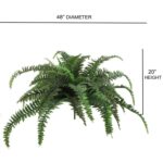 Boston 6” Faux Fern Plant - Chic Decora