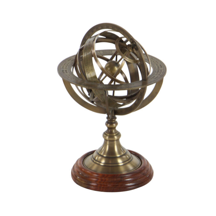 Brass Tabletop Globe - Chic Decora