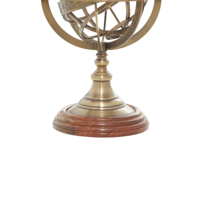 Brass Tabletop Globe - Chic Decora