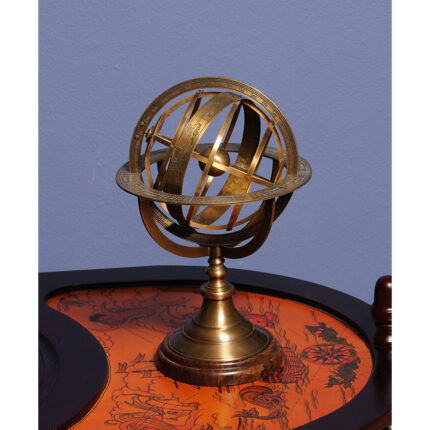 Brass Tabletop Globe - Chic Decora