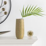 Brava Ceramic Spun Textured Table Vase - Chic Decora