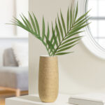 Brava Ceramic Spun Textured Table Vase - Chic Decora