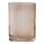 Amber Handmade Glass Table Vase - Chic Decora