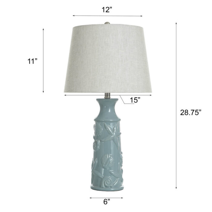 Briseida Ceramic Table Lamp - Chic Decora