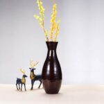 Burkholder Handmade Wood Floor Vase - Chic Decora