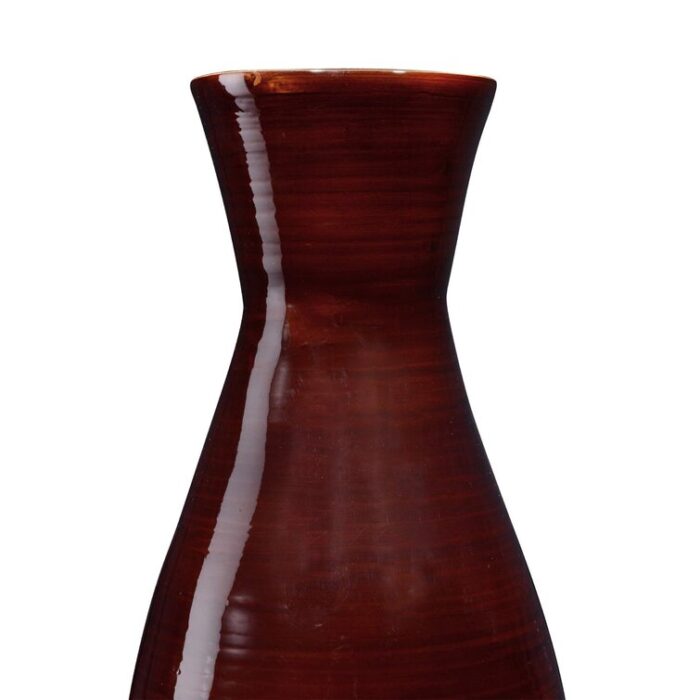 Burkholder Handmade Wood Floor Vase - Chic Decora