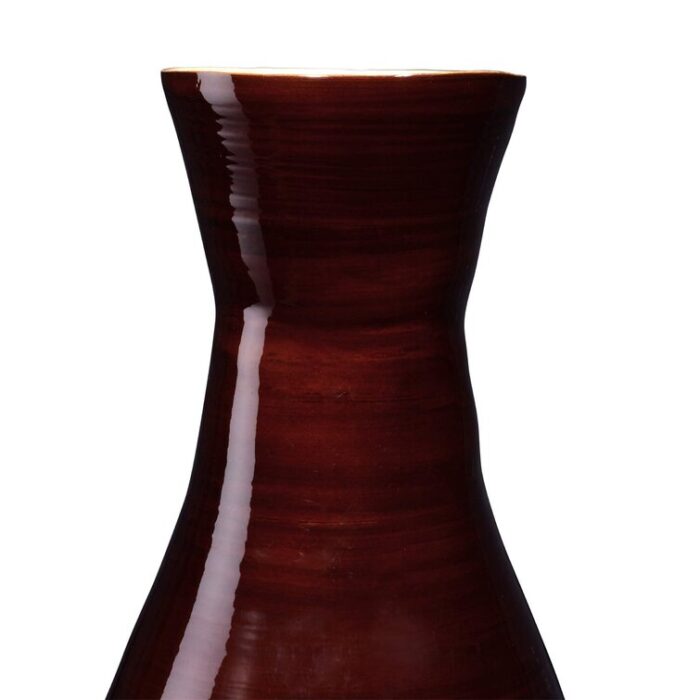 Burkholder Handmade Wood Floor Vase - Chic Decora