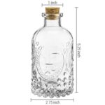 Camoya Glass Decorative Bottle - Chic Decora