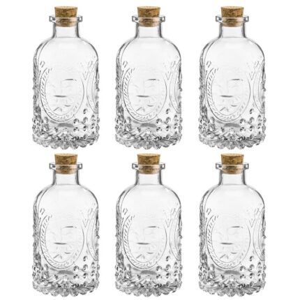 Camoya Glass Decorative Bottle - Chic Decora