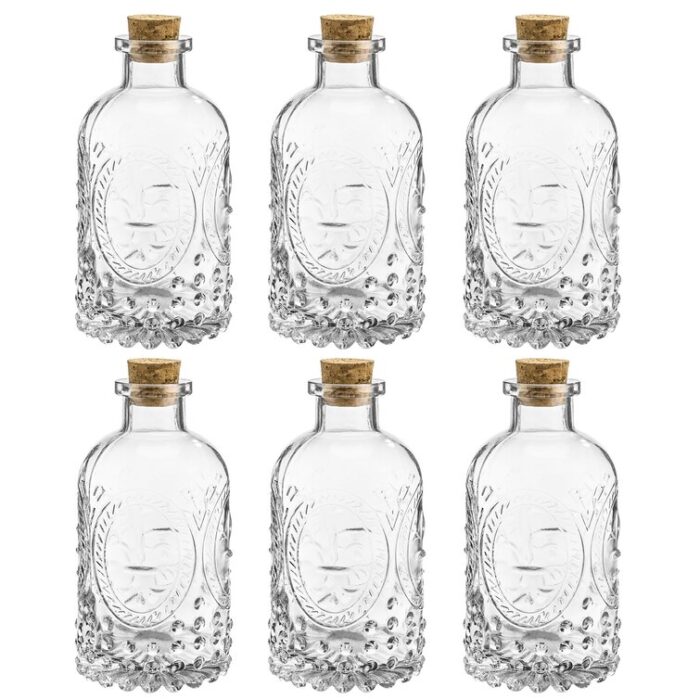 Camoya Glass Decorative Bottle - Chic Decora