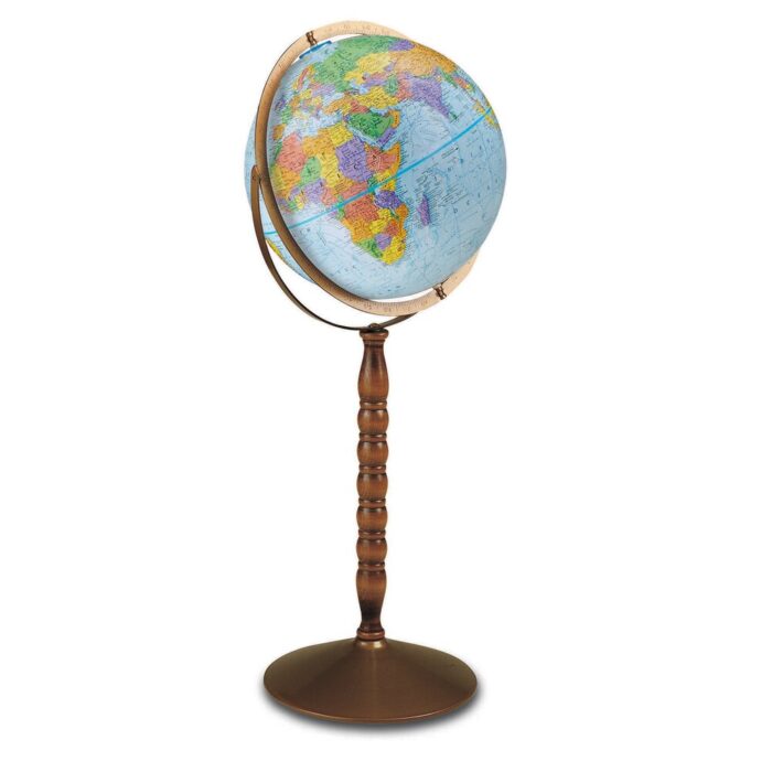 Cardboard Floor Globe - Chic Decora