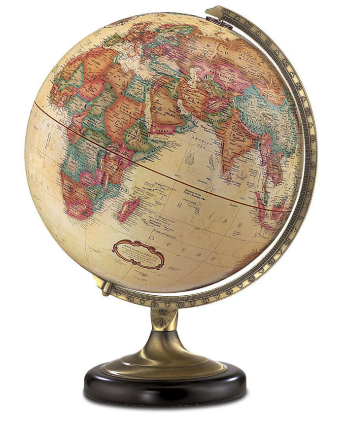 Cardboard Tabletop Globe - Chic Decora