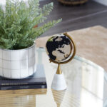 Ceramic Tabletop Globe - Chic Decora