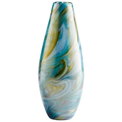 Chalcedony Glass Table Vase - Chic Decora