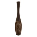 Chesterland Rattan Floor Vase - Chic Decora