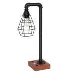 Chettan Wood USB Desk Lamp - Chic Decora