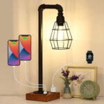 Chettan Wood USB Desk Lamp - Chic Decora