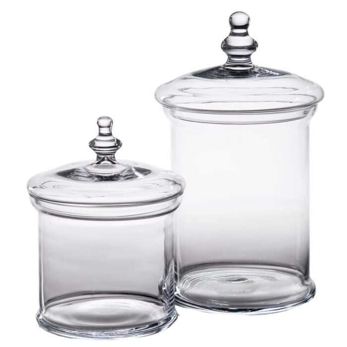 Classic Glass Apithecary Jar - Chic Decora