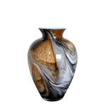 Precious Stone Handmade Glass Table Vase - Chic Decora