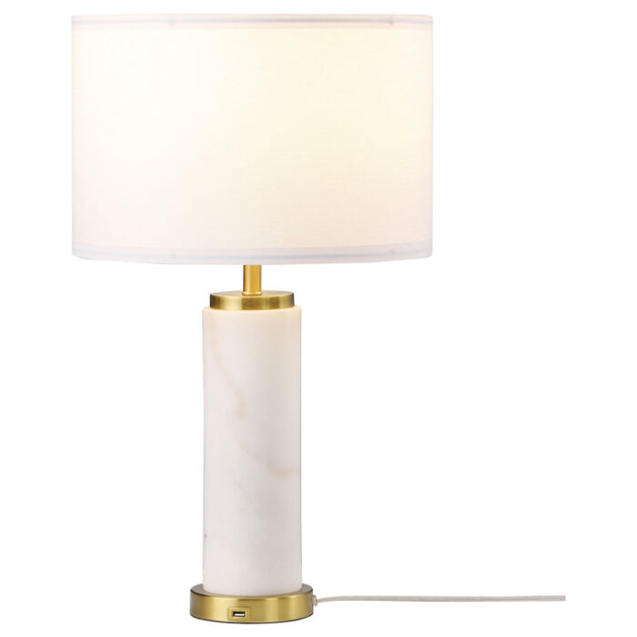 Colrain USB Table Lamp - Chic Decora