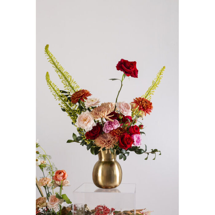 Corla Handmade Metal Table Vase - Chic Decora