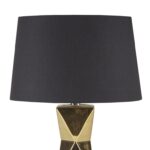 Courteau Geometric Ceramic Table Lamp - Chic Decora