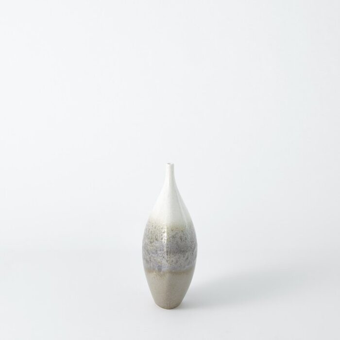 Cream Rises Vase-Wide - Chic Decora