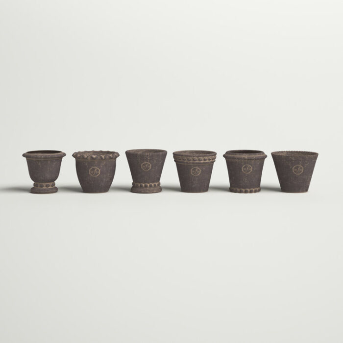 Crowborough Wh Mini Pots - Chic Decora