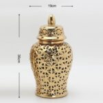 Debraa Handmade Ceramic Ginger Jar - Chic Decora