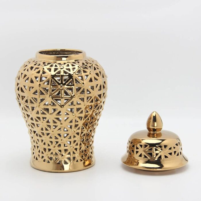 Debraa Handmade Ceramic Ginger Jar - Chic Decora