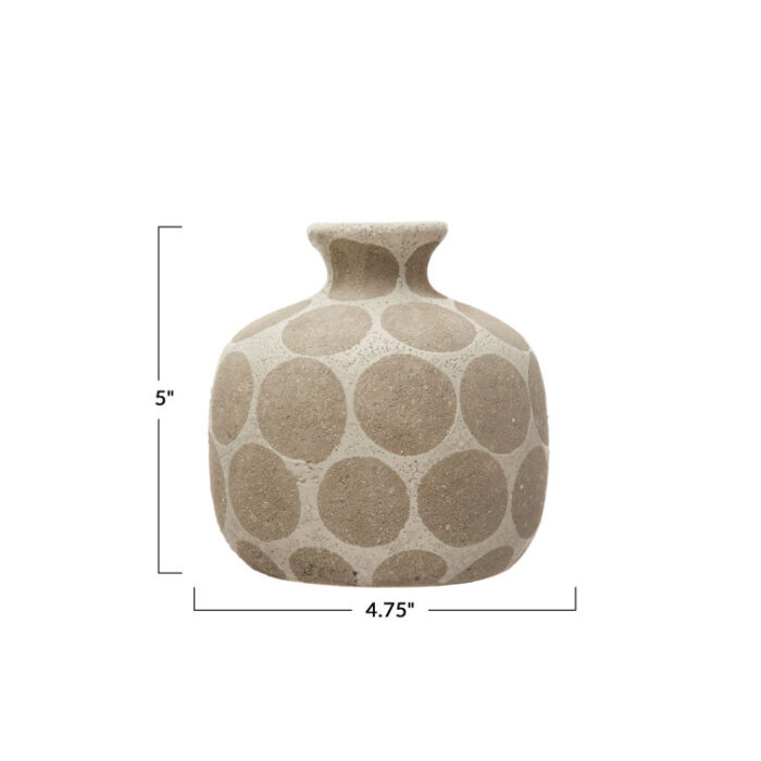 Delois Terracotta Table Vase - Chic Decora