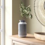 Desdra Stoneware Table Vase - Chic Decora