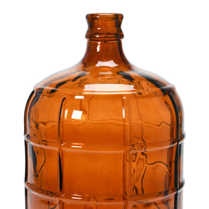 Deveau Glass Decorative Bottle - Chic Decora