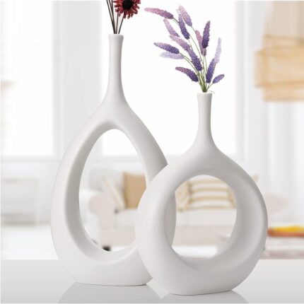 Rodiguez Solid Wood Table Vase - Chic Decora