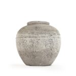 Domanico Stoneware Decorative Urns & Jars - Chic Decora