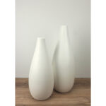 Drop Slim Short Ceramic Vase - Chic Decora