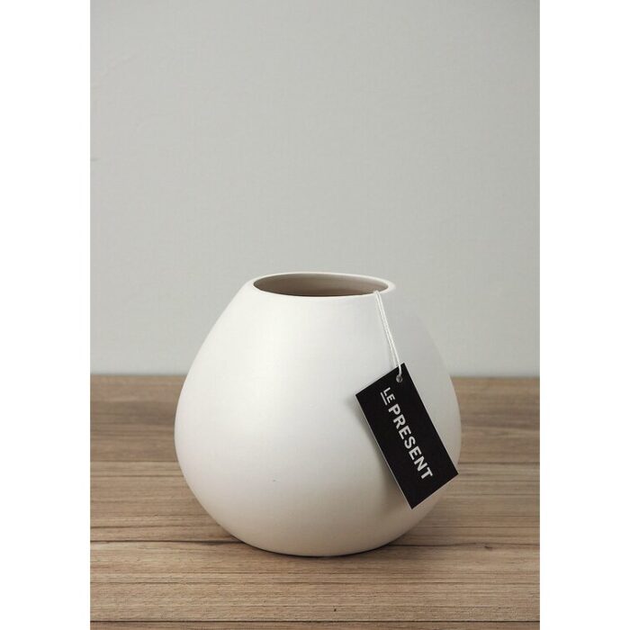 Drop Wide Short Ceramic Vase - Chic Decora