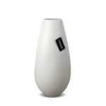 Drop Wide Tall Ceramic Vase 13.7″ Height - Chic Decora