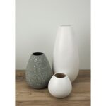 Drop Wide Tall Ceramic Vase 13.7″ Height - Chic Decora