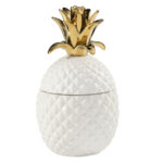 Duffey Pineapple Ceramic Storage Jar - Chic Decora