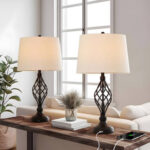 Cordelia Glass Table Lamp - Chic Decora