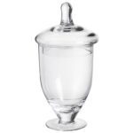 Eddings Glass Apothecary Jar - Chic Decora