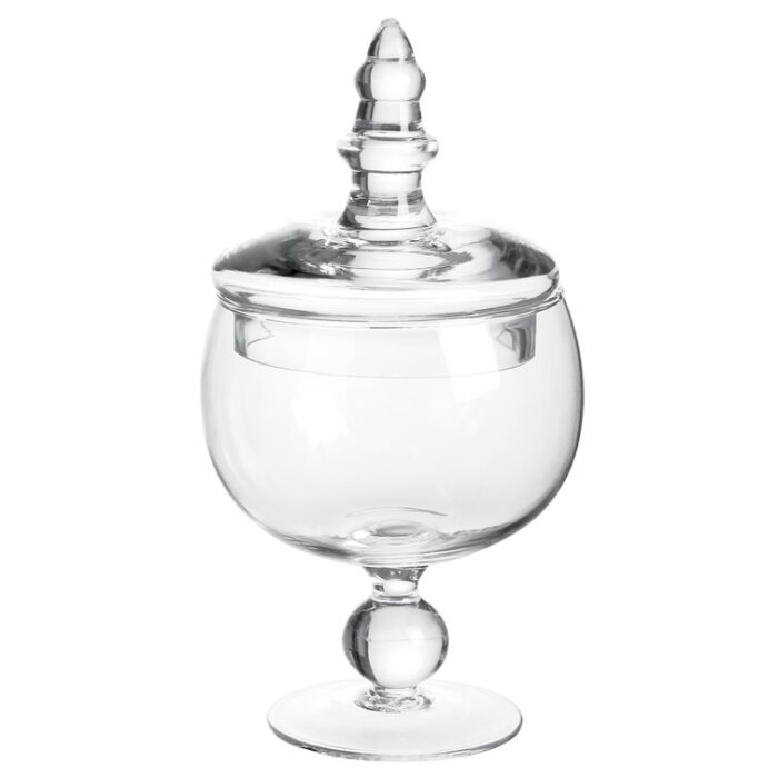 Eddings Glass Apothecary Jar - Chic Decora