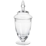 Eddings Glass Apothecary Jar - Chic Decora