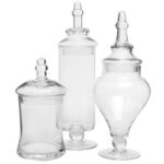 Wayment Glass Apothecary Jar - Chic Decora