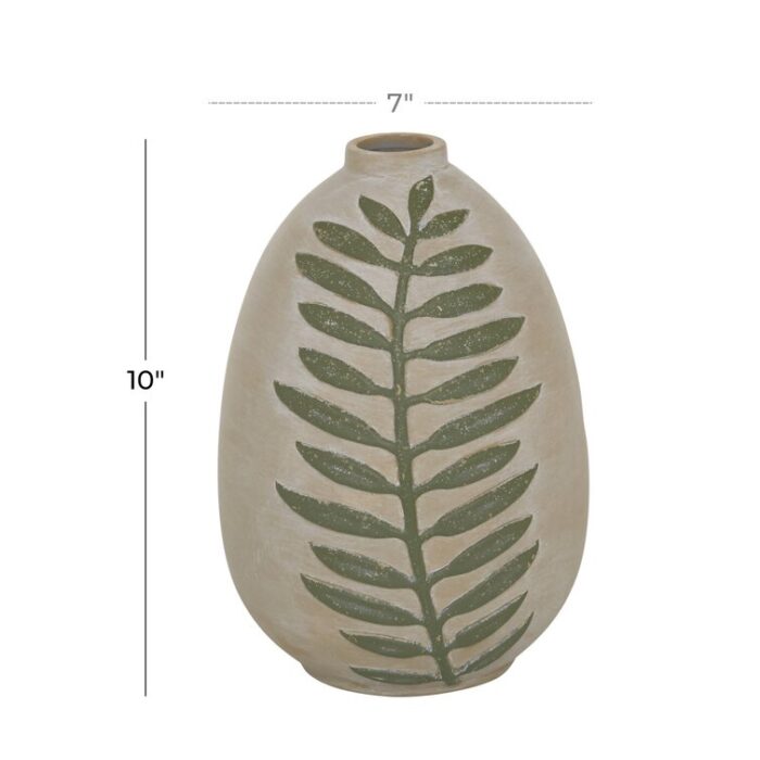 Elsine Stoneware Table Vase - Chic Decora