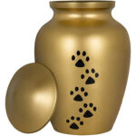 Emzy Brass Decorative Urns & Jars - Chic Decora