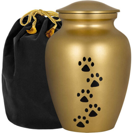 Emzy Brass Decorative Urns & Jars - Chic Decora