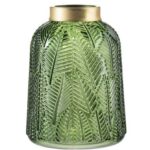 Hayati Glass Decorative Bottle - Chic Decora