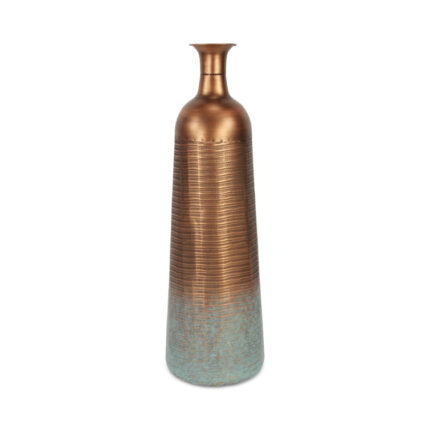 Farnaz Handmade Metal Floor Vase - Chic Decora